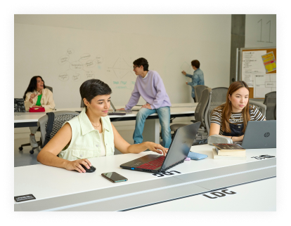 alumnos en salón de clases